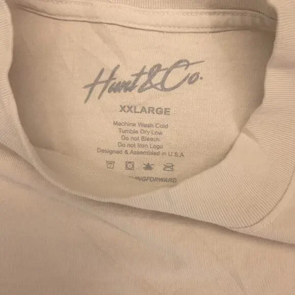 Hunt And Company Supra Casual Crew Neck Graphic T Shirt Mens Size 2XL Gray - Picture 3 of 9